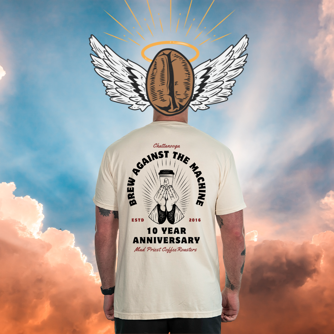 10 Years of Brewing Anni Pocket Tee