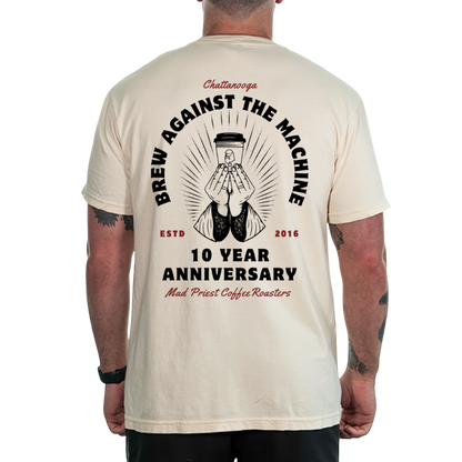 10 Years of Brewing Anni Pocket Tee