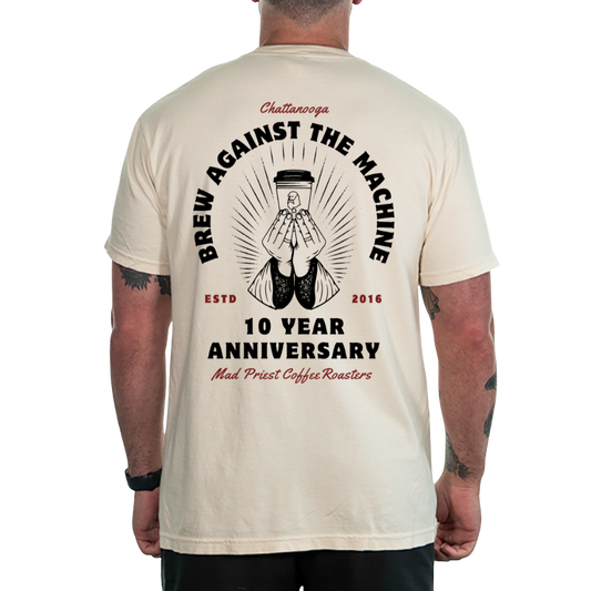 10 Years of Brewing Anni Pocket Tee