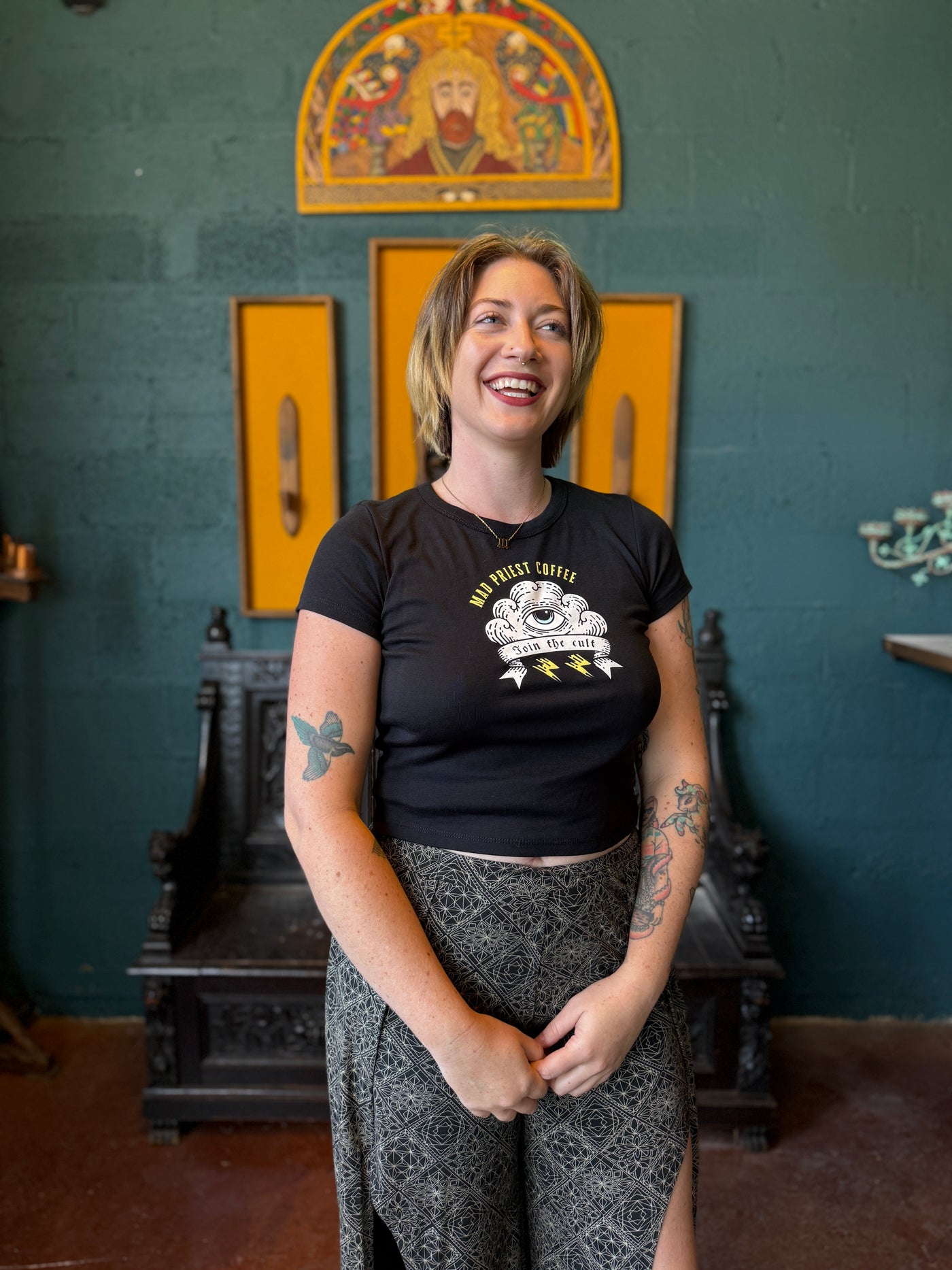 Join the Cult "Baby" Crop Top Tee